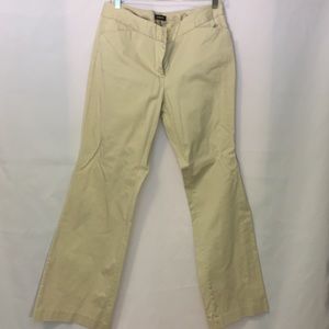 Express 10 editor khakis beige pants cream